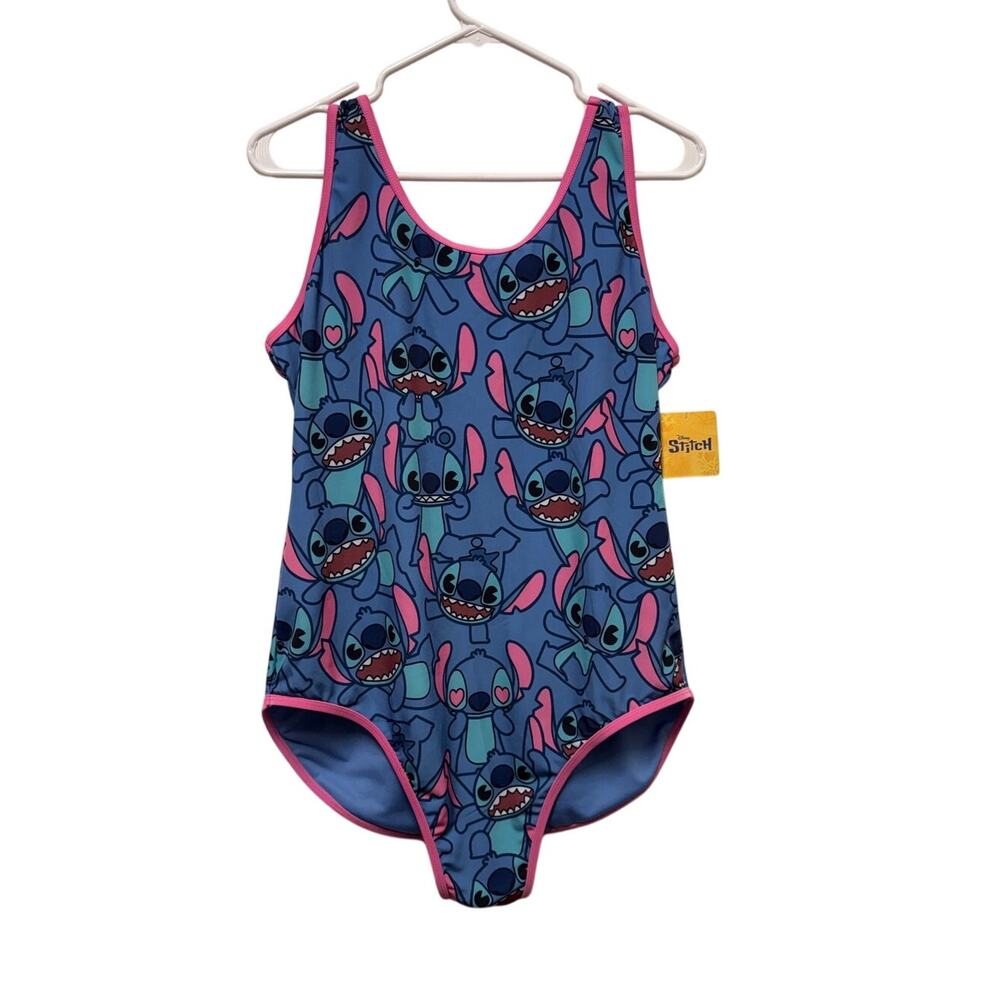 NWT  Disney Stitch Swimsuit One Piece Swim  Womens Xtra Large